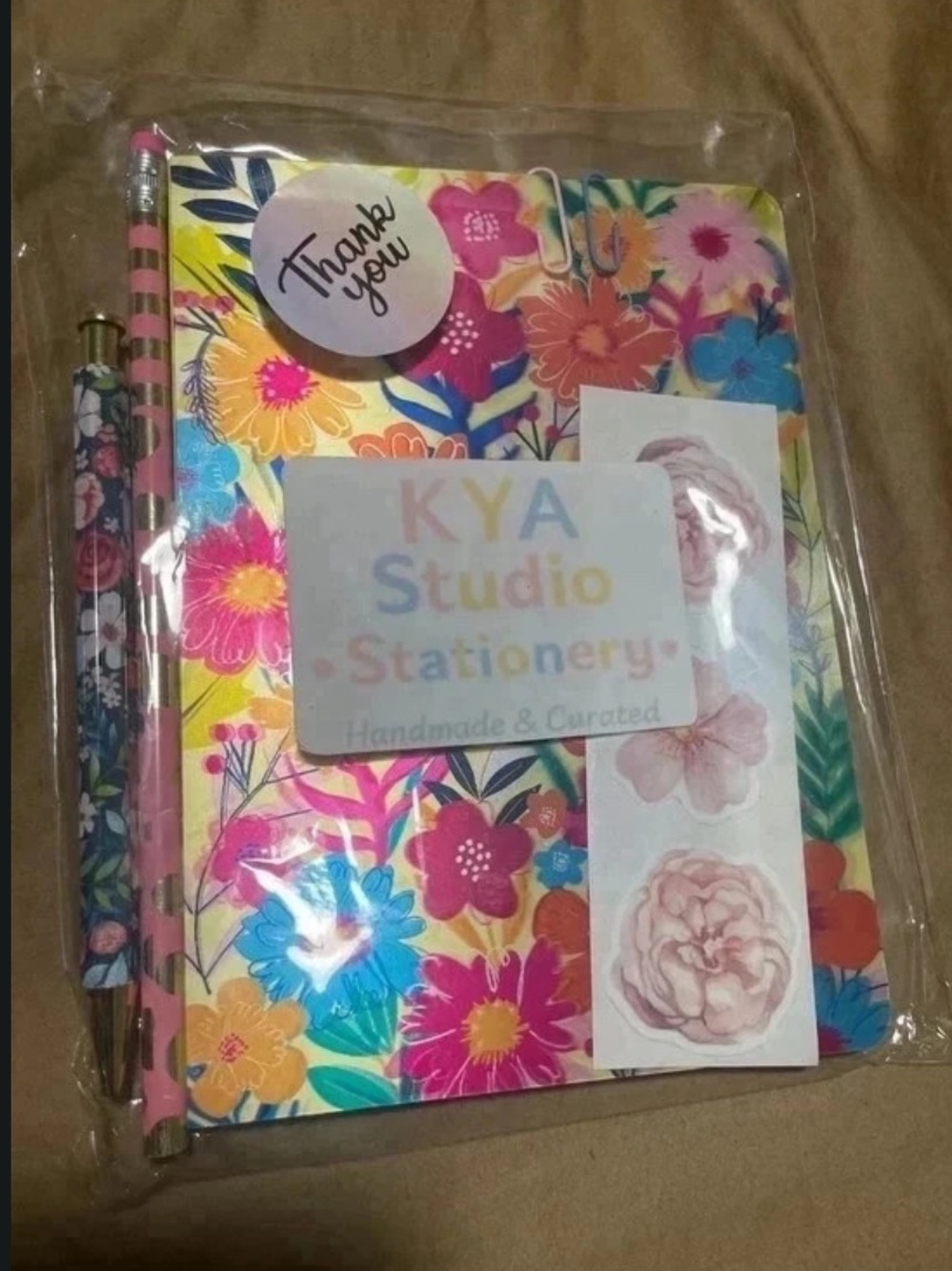 002: 5x7 JOT Floral Notebook Set